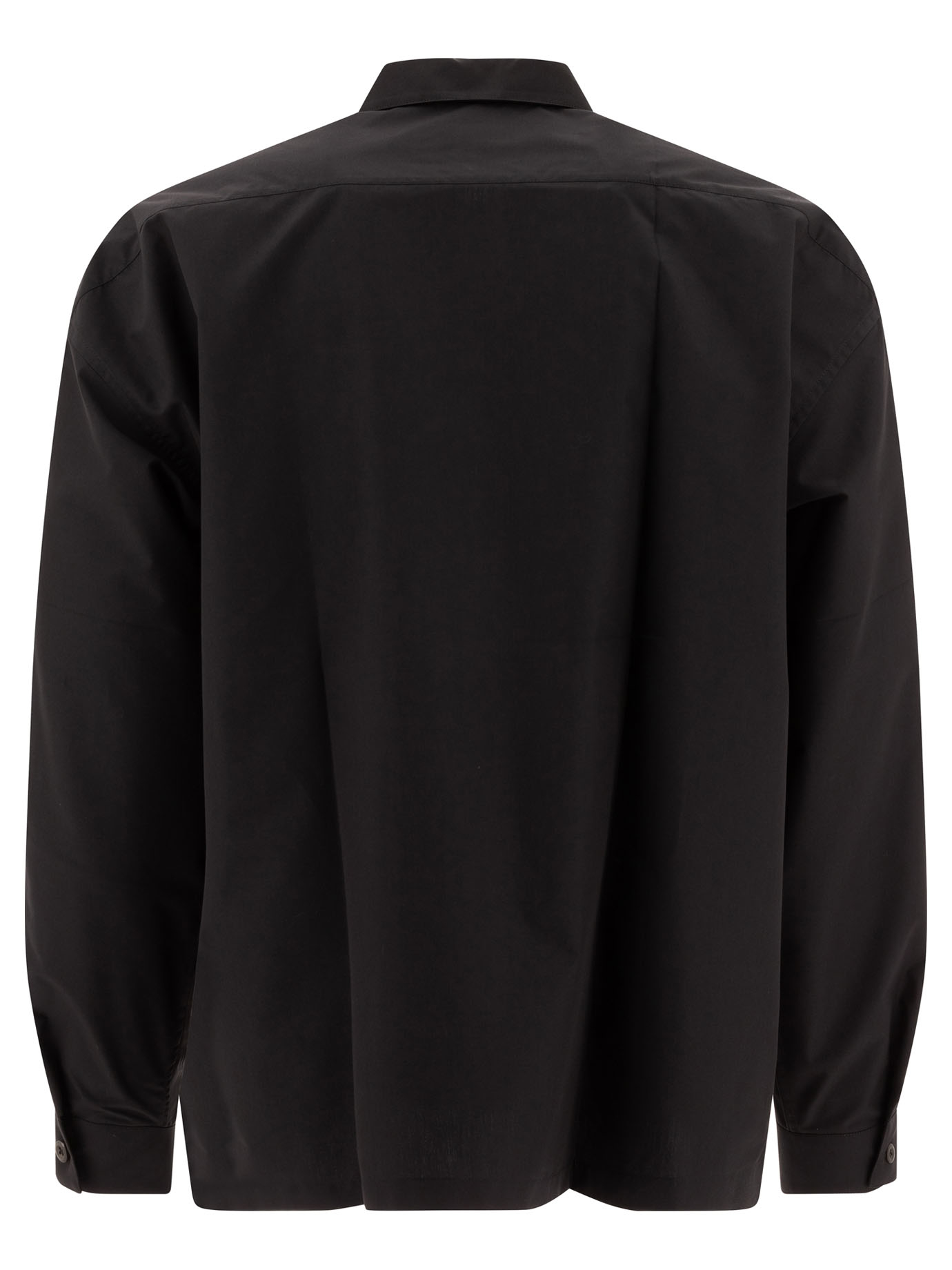 PRADA Black   Shirt in technical cotton